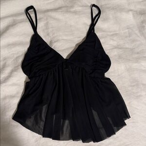 Urban Black Sheer Camisole